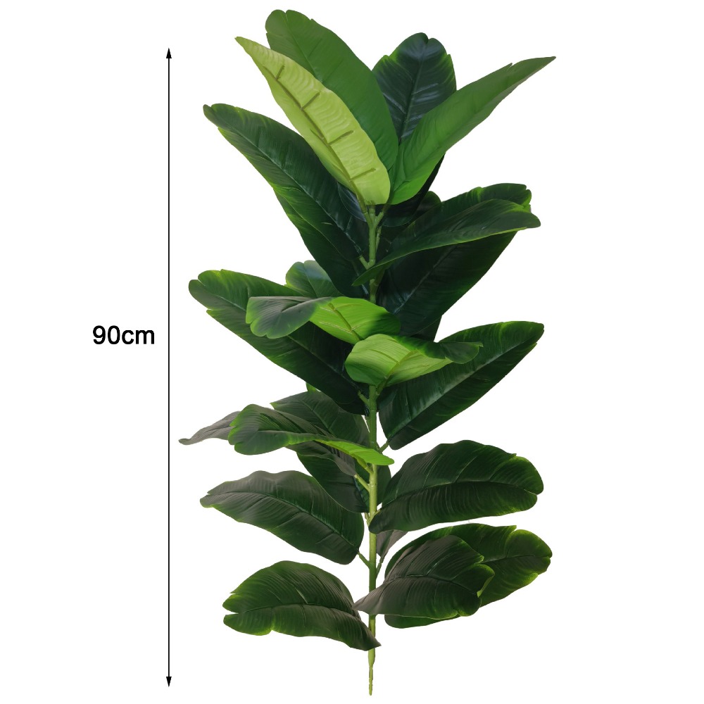 Monstera Adansonii - Green Plastic Artificial Ficus Tree Large