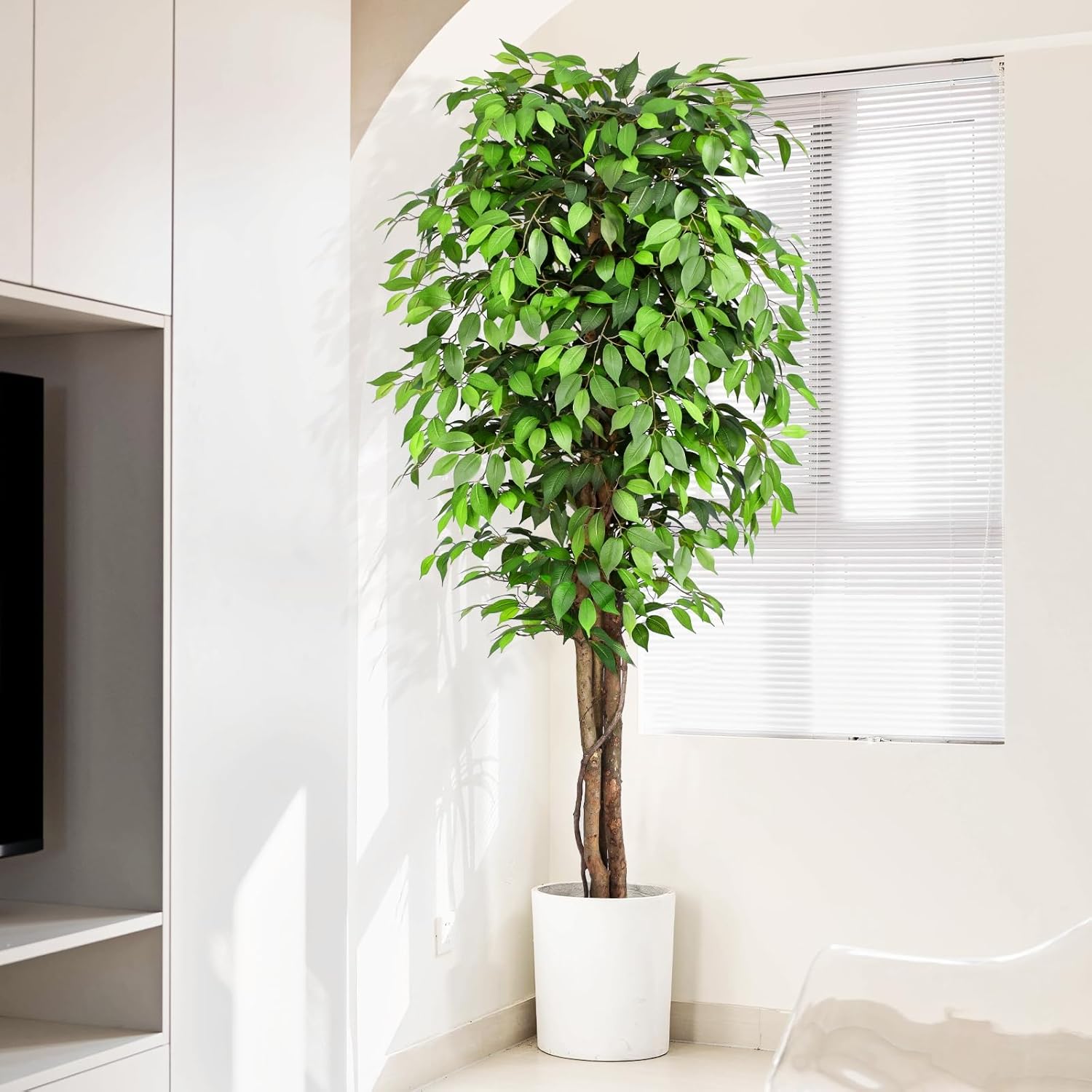 Lifelike Artificial Ficus Tree - Ficus Lyrata Tree recension och pris