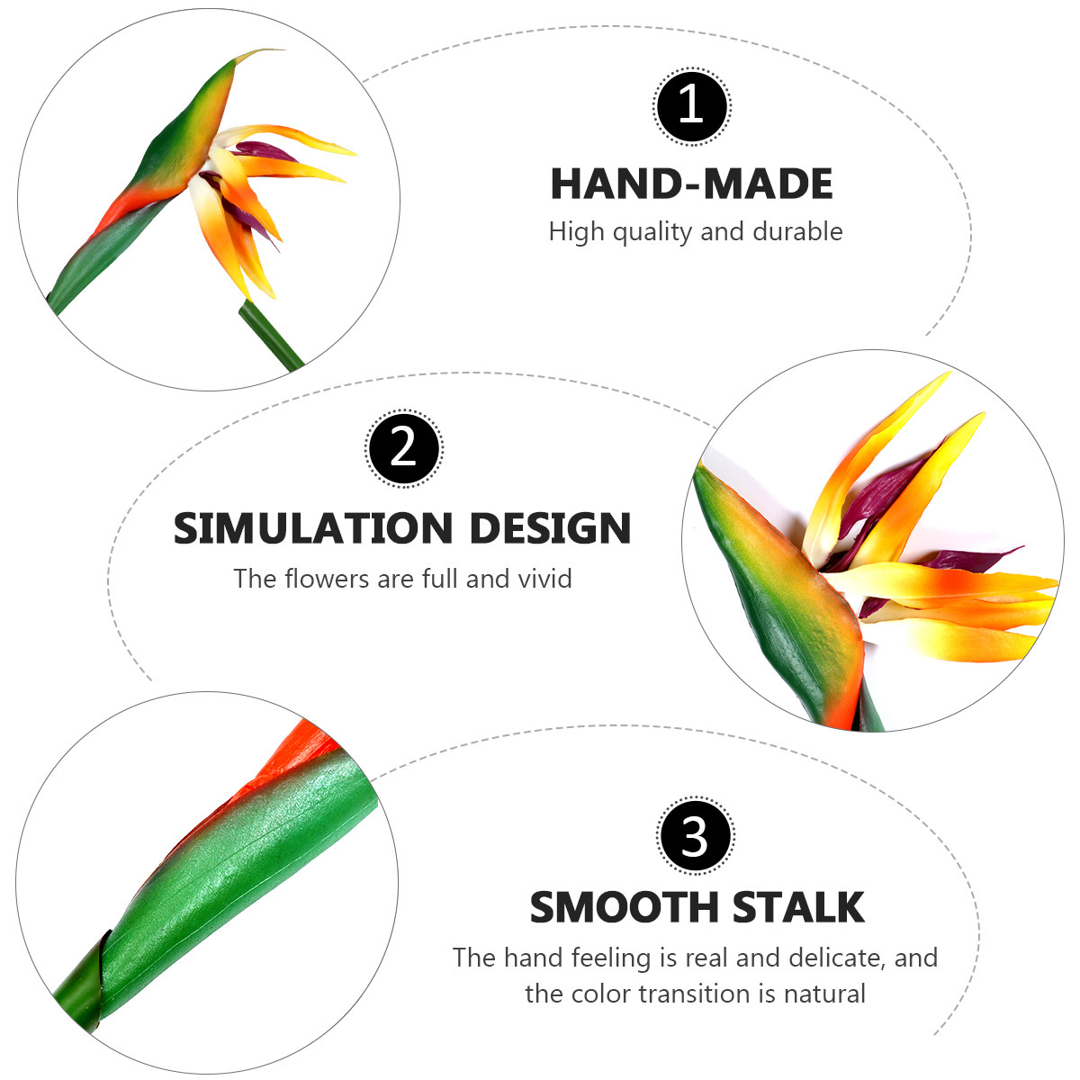 Faux Bird of Paradise Artifici - Bird Paradise Strelitzia recension och pris