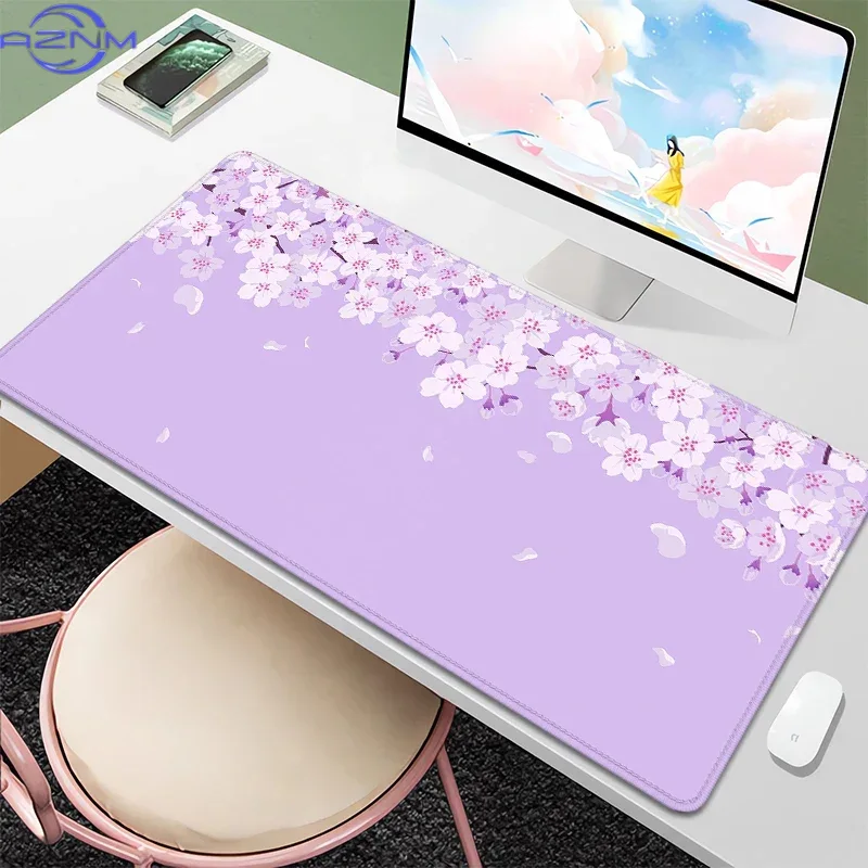 Purple Blossom Deskmat Cute Pa - Tradescantia Purple recension och pris
