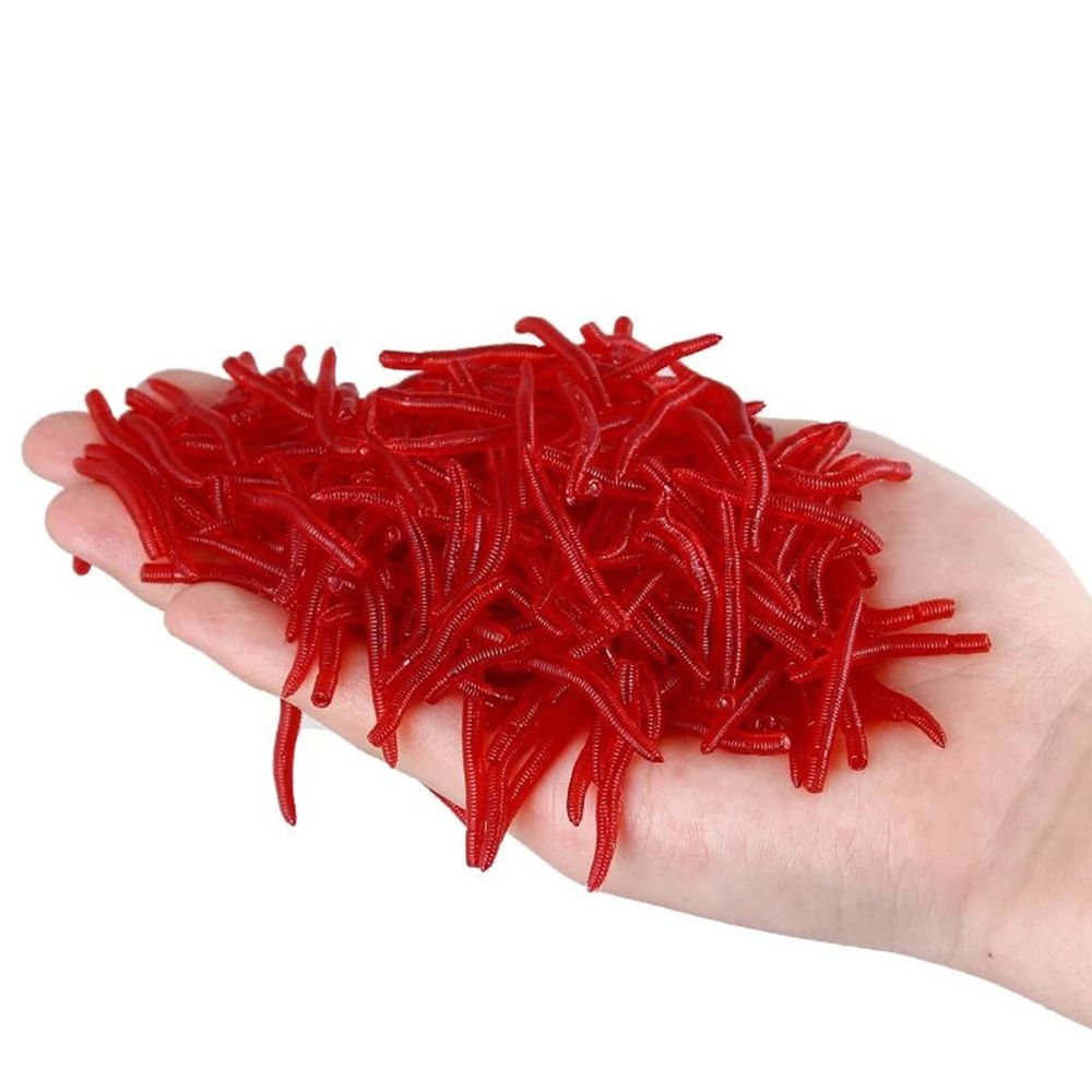 100pcs/Bottle Soft Lure Simula - Aglaonema Red recension och pris