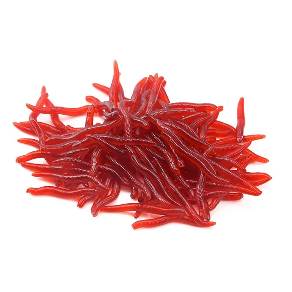 100pcs/Bottle Soft Lure Simula - Aglaonema Red recension och pris