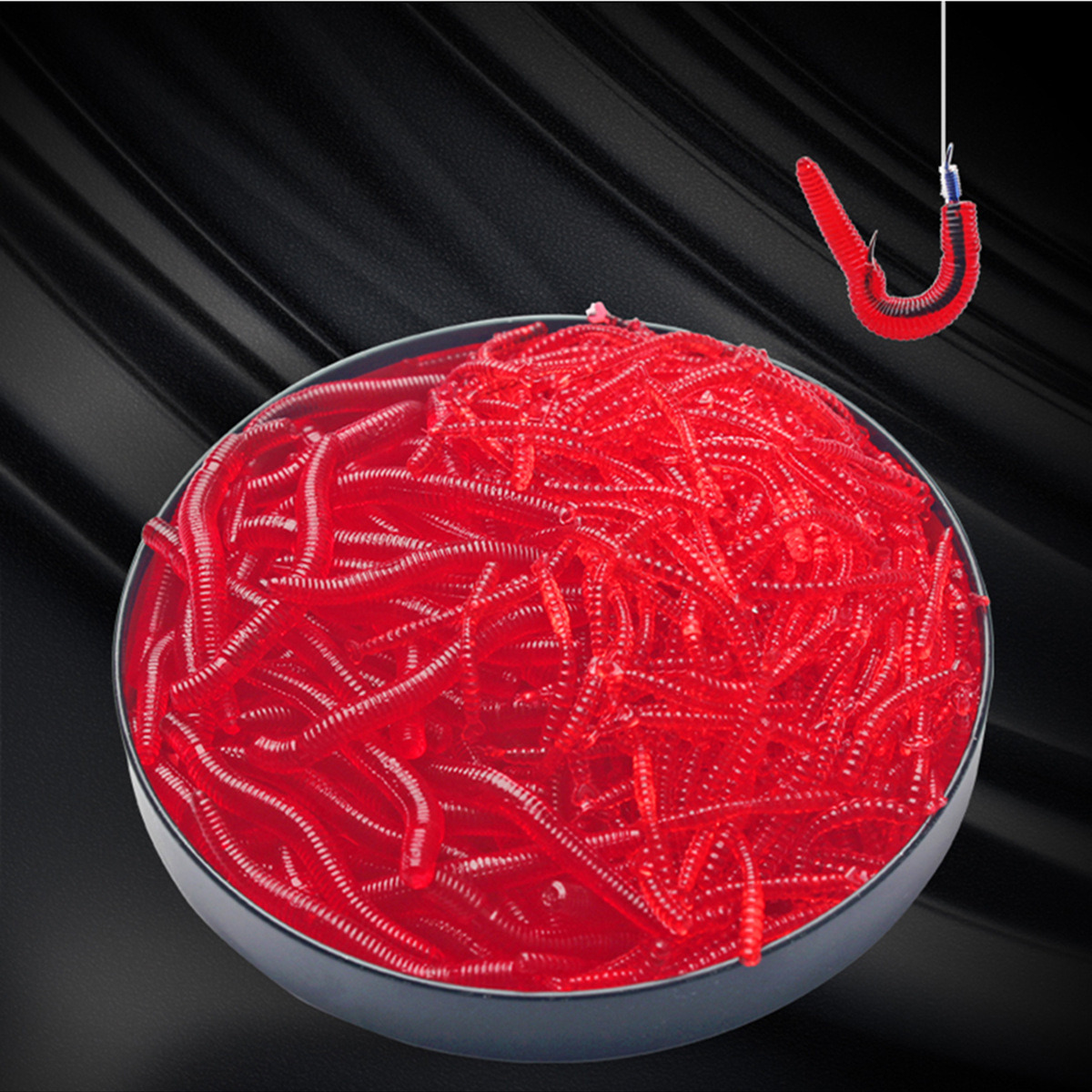 50pcs/Lot Lifelike Red Worm So - Aglaonema Red recension och pris