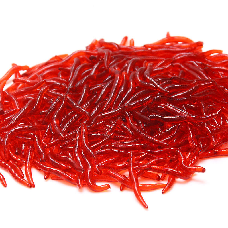 50pcs/Lot Lifelike Red Worm So - Aglaonema Red recension och pris